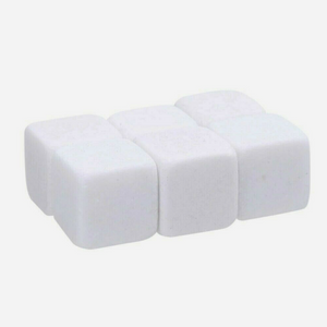 Whiskey Stones Chillers Granite Wine Drinks Cooler Ice Cubes 6PCS