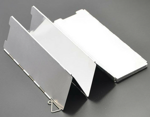 Foldable Wind Deflectors Outdoor Camping Gas Stove Wind Shield 10 Plates