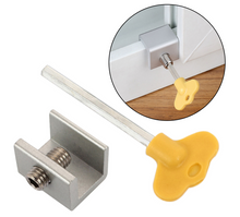 Load image into Gallery viewer, Sliding Door And Window Safety Lock Safety Sliding Window Stopper
