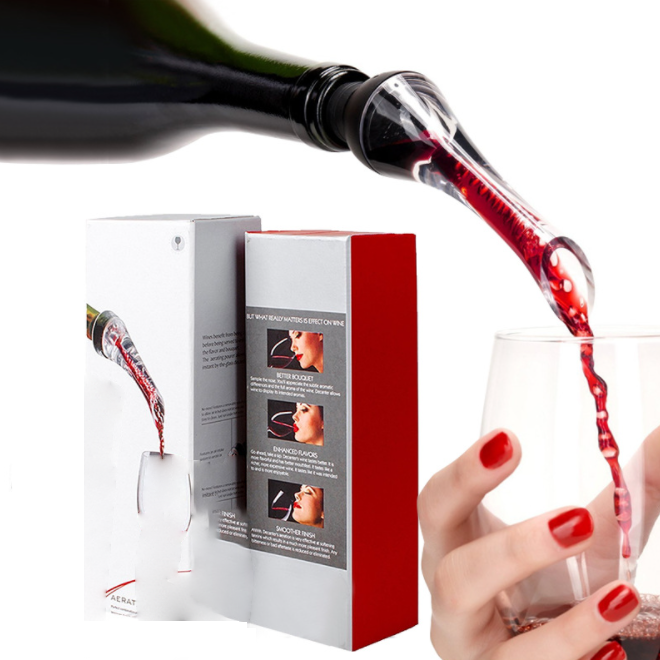 Premium Red Wine Aerator Pour Spout Bottle Pourer Aerating Decanter