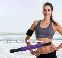 Load image into Gallery viewer, Muscle Roller Stick Soreness Body Massager Yoga Pilates Gear Relaxation Tool
