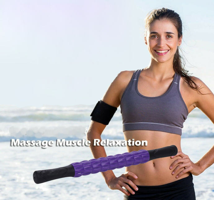 Muscle Roller Stick Soreness Body Massager Yoga Pilates Gear Relaxation Tool
